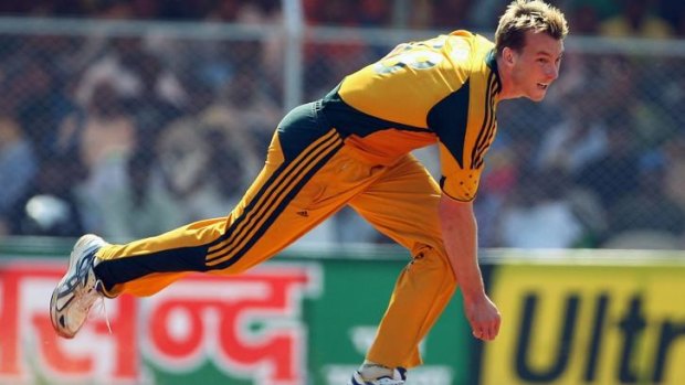 "I sign thousands of things every year:" Australian cricketing great Brett Lee.