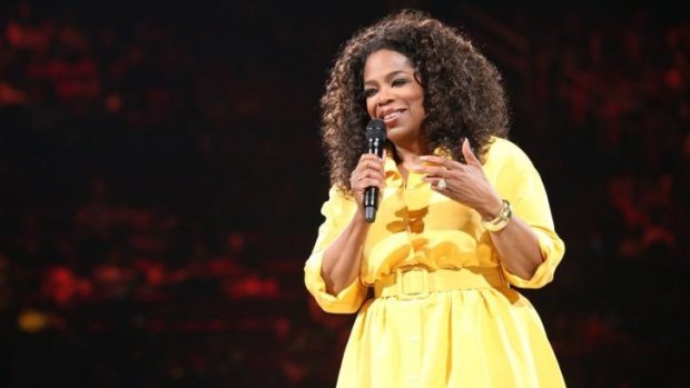 Oprah Winfrey on her spoken word tour, An Evening with Oprah.