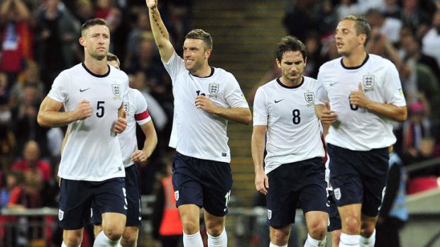 Eye-opener: England’s lack of players has been demonstrated by the rapid promotion of Rickie Lambert.