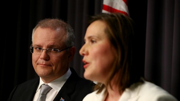 Treasurer Scott Morrison and Assistant Tresaurer Kelly O'Dwyer have thrown tax cuts at small business ahead of the federal election.