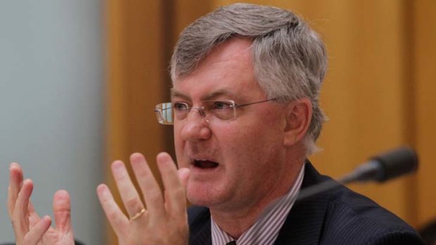 Treasury secretary Dr Martin Parkinson ... told a Senate estimates hearing it was misguided for the government to intervene to "hold on to an industrial structure the world has passed by".