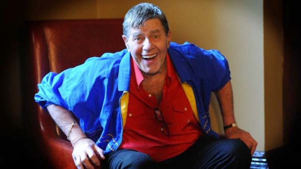 Jerry Lewis in Sydney in 2008.