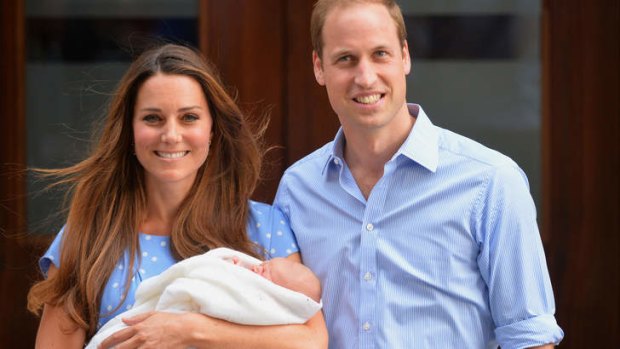 Private family ceremony: While Britain's Prince William and his wife Catherine showed their new-born baby boy, Prince George of Cambridge, to the world's media, the christening has avoided a major media circus.