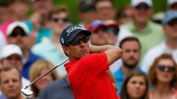 Colonial boy: Adam Scott is fighting to hang on to his world No.1 ranking.