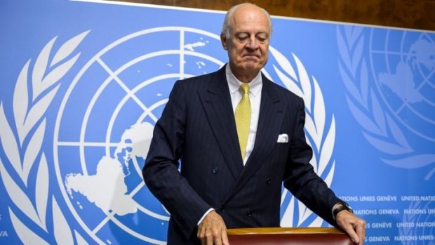 Passage sought: United Nations special envoy for Syria Staffan de Mistura has urged Turkey to allow Kurds to cross into Syria to protect the Syrian town of Kobane.