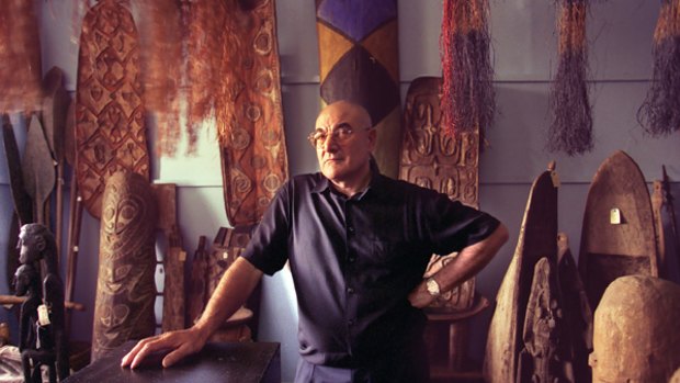 Frank Bottaro poses several years ago in his gallery on Armadale's High Street.