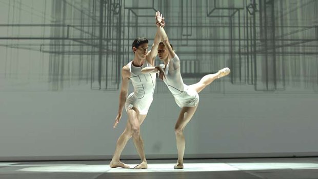 Elegant: Dancers combine classic and modern moves in <i>Monument</i>.