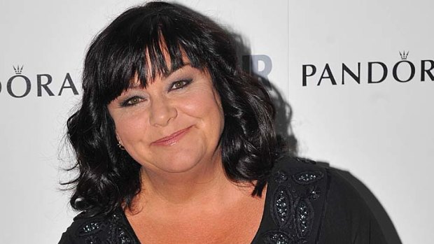 Slimmed down ... Dawn French.