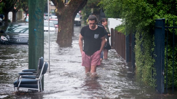 Elwood was one of the worst affected by the storms. 