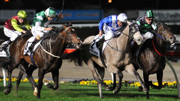 Late finish: Friday's main event at Moonee Valley, the Moir stakes, is set to be run at 10pm.