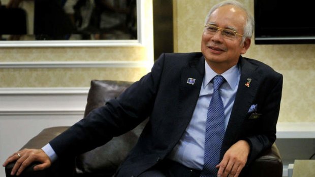 Winner: Malaysia's Prime Minister Najib Razak has dismissed allegations of fraud in last Sunday's elections.