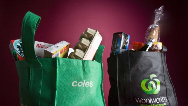 Businessman Dick Smith says multi-national companies are to blame for the huge drop in food prices at supermarkets, not Coles and Woolworths.