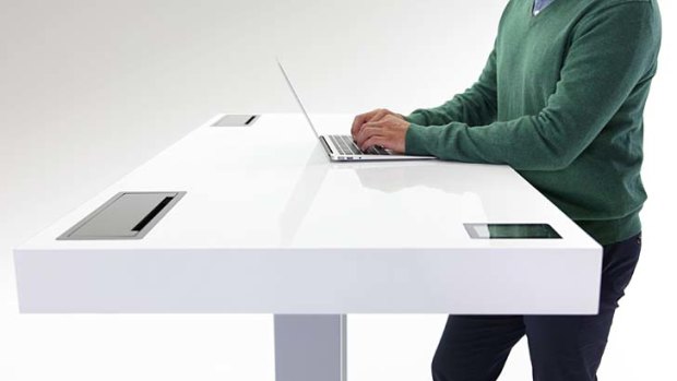 The Stir table nudges you to stand up.