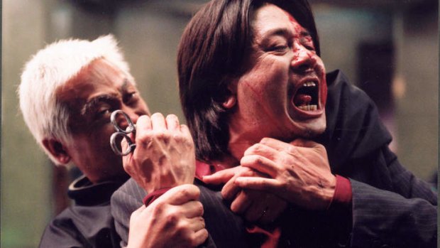 A scene from Park Chan-Wook's Oldboy.