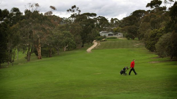 A fairway on the Eastern Golf Club, still a fair way from becoming an urban village.