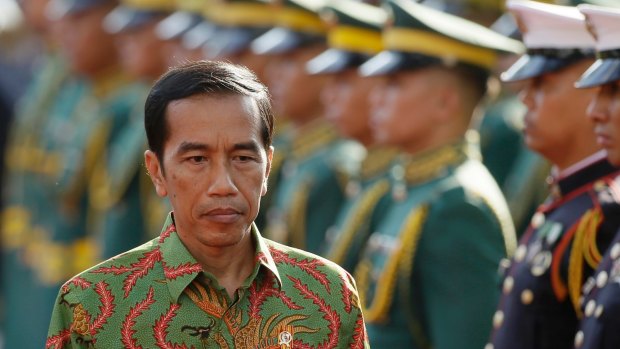 Pressure: Indonesian President Joko Widodo.