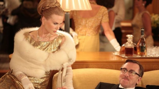 Royal mess: Grace, Princess of Monaco (Nicole Kidman) and Prince Ranier (Tim Roth), in a scene from <i>Grace of Monaco</i>.
