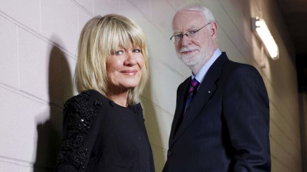 Margaret Pomeranz, pictured with her <i>At the Movies</i> co-host David Stratton, has recently stood up for Australian cinema.