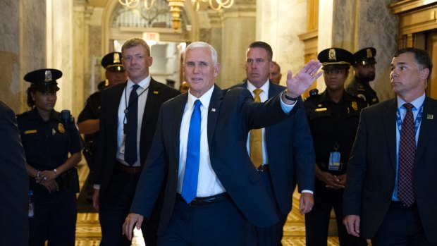 Vice President Mike Pence is seen to be preparing to run in case there is an opening in 2020.