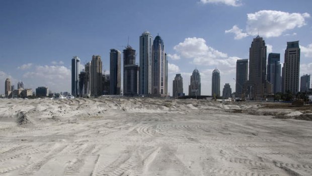 A construction site in Dubai.