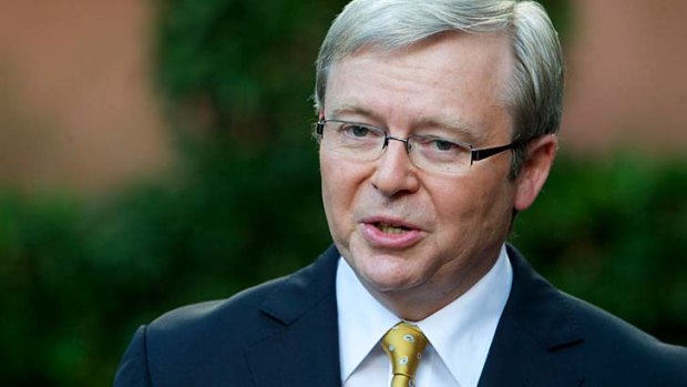 "The season has come for us to lift ourselves above the ruck" ... Kevin Rudd.