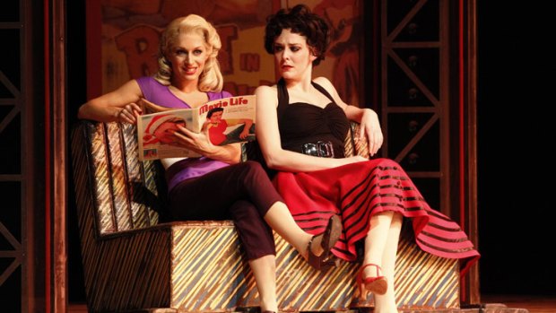 Lucy Maunder as Rizzo  with Karla Tonkich (Marty).