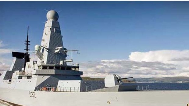 HMS Daring is headed for the Persian Gulf from Britain.