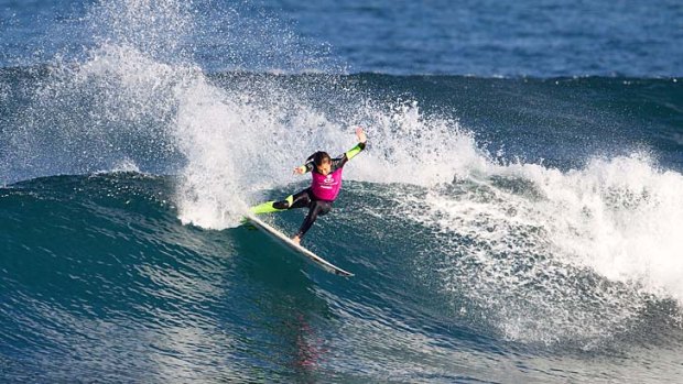 More in the tank: Sally Fitzgibbons.