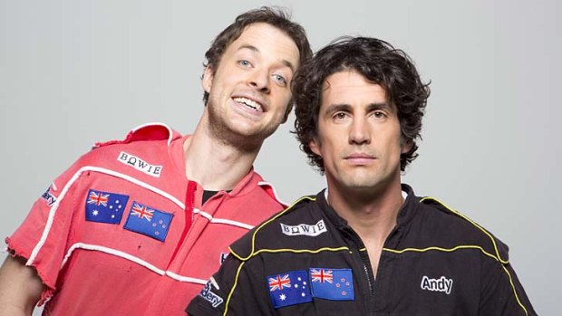 Double act: Hamish Blake (left) and Andy Lee are both in contention for the Gold Logie this year.