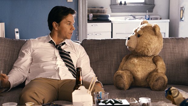 Profitable pair ...  <i>Ted</i>, voiced by Seth Macfarlane, and Mark Wahlberg.