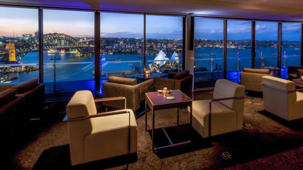 The Intercontinental Sydney's Club Lounge.