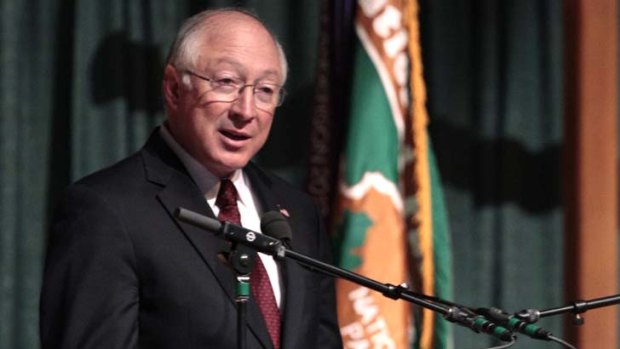 Truncated message ... US Interior Secretary, Ken Salazar, has demanded a correction on the granite memorial bearing the late Martin Luther King jnr's words.