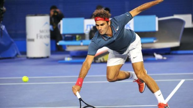 Roger Federer was unsure if there was a double bounce.