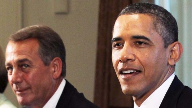 President Barack Obama and Republican leader John Boehner have traded public barbs.