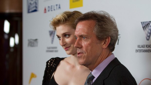 Actor Hugh Laurie with Elizabeth Debicki.