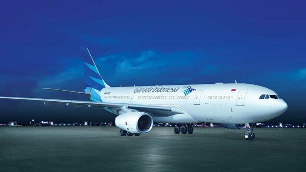 A Garuda Airbus A330-200.