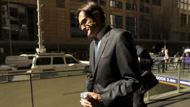 "Shocked": Greg Combet at the ICAC inquiry today.