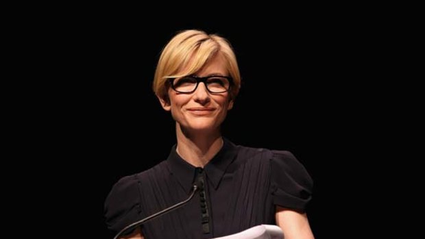 Star power ... nominations presenter Cate Blanchett.