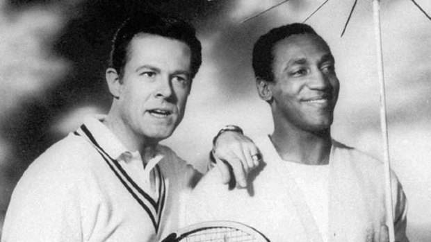 Robert Culp, left, and Bill Cosby starring as a team of American agents in the 1960's television series, I Spy.