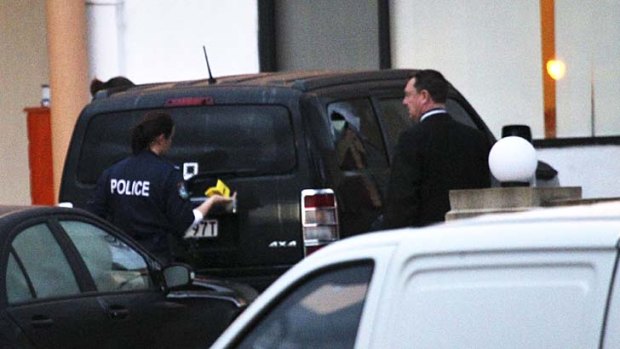 Violent city &#8230; police at the scene of the latest drive-by shooting in Greenfield Park when 25 bullets from up to two firearms were fired at a home.