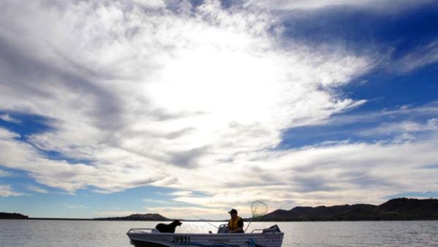 Reel McCoy ... Lake Hume has been transformed from dust bowl to angler's playground.
