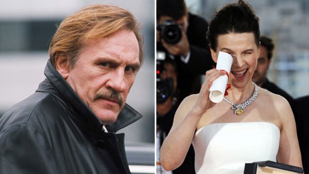 'Nobody' claims: Gerard Depardieu lashes out at Oscar-winning actress Juliette Binoche. Photos: Still from '36 Quai Des Orfevres'/Anne-Christine Poujoulat/AFP