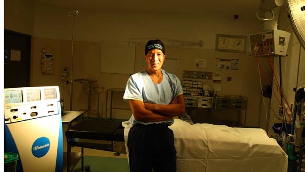 Lifesaver ... neurosurgeon Dr Charles Teo.
