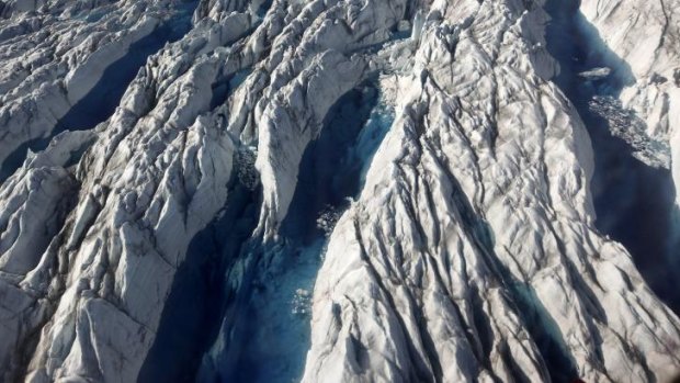 Melting ice: "Climate change gives us a new chance to survive," says Greenland PM Aleqa Hammond.
