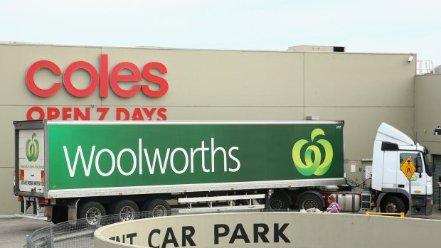 Coles and Woolworths - not Amazon - would benefit most if Australia's took up online grocery shopping. 