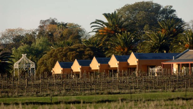 Vintage views: Tuileries at Rutherglen's rooms overlook the vineyard and are an easy stroll from the wine bar and restaurant.