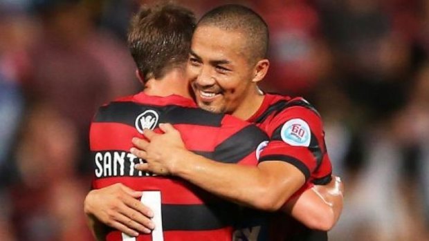 Swansong: Shinji Ono will farewell the Wanderers at the grand final on Sunday.