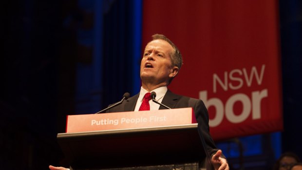 Bill Shorten at the unveiling of Labor's new policy on negative gearing.