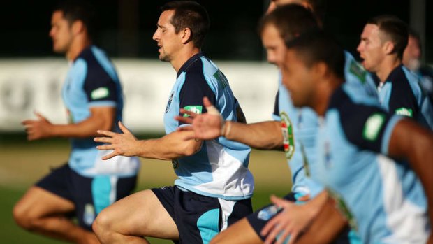 In the running: Mitchell Pearce has repaid faith shown in him by the NSW Blues and Sydney Roosters.