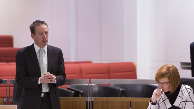 The Greens' Shane Rattenbury, who will move on Thursday to ban vilification on the grounds of religion.